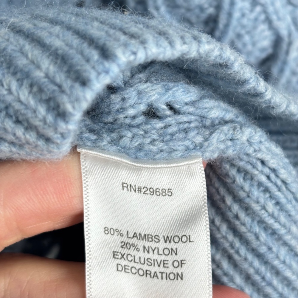 Pendleton Light Blue Knit Cardigan Sweater - Picture 6 of 10